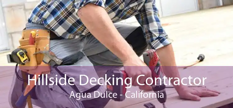 Hillside Decking Contractor Agua Dulce - California