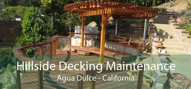 Hillside Decking Maintenance Agua Dulce - California