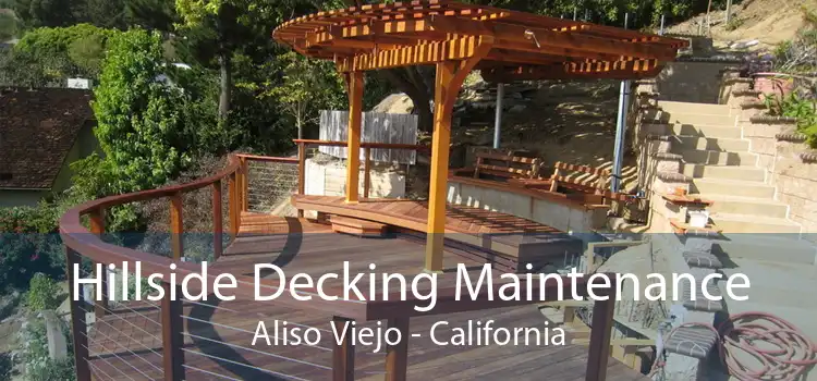 Hillside Decking Maintenance Aliso Viejo - California