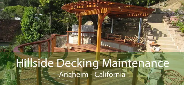 Hillside Decking Maintenance Anaheim - California