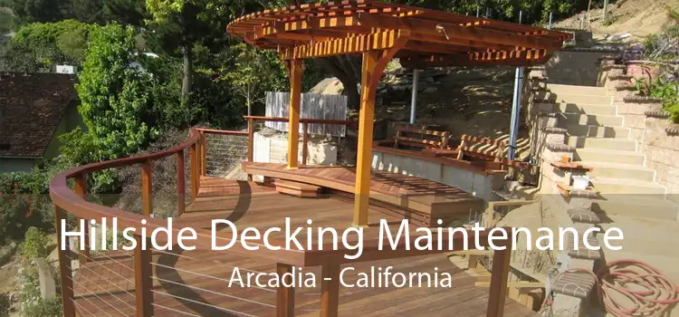 Hillside Decking Maintenance Arcadia - California