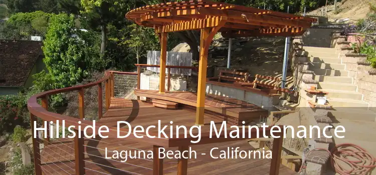 Hillside Decking Maintenance Laguna Beach - California