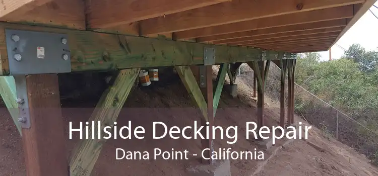 Hillside Decking Repair Dana Point - California