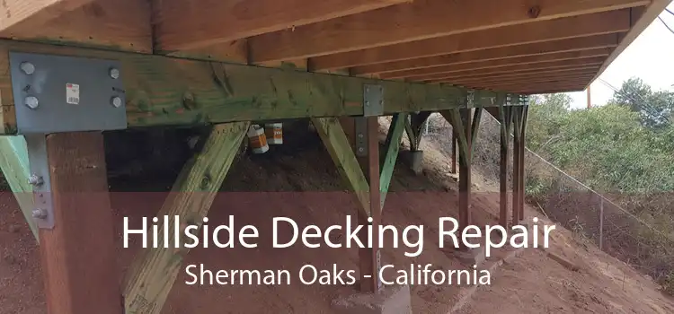 Hillside Decking Repair Sherman Oaks - California