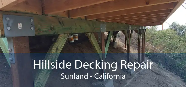 Hillside Decking Repair Sunland - California