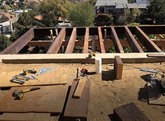 Hillside Decking Repair in Pasadena, CA