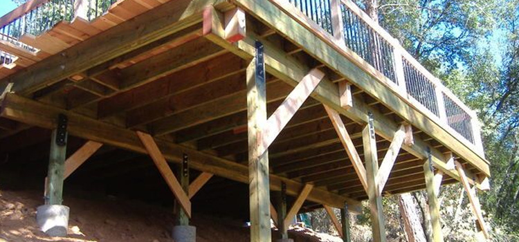 Hillside Wood Decking Installation in Westminster, CA